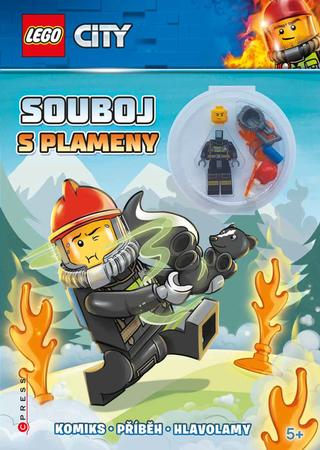 Kniha: LEGO® City Souboj s plameny - Komiks, příběh, hlavolamy, obsahuje minifigurku - 1. vydanie - kolektiv