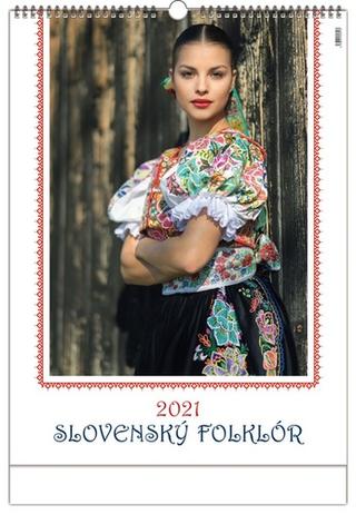 Kalendár nástenný: Slovenský folklór 2021