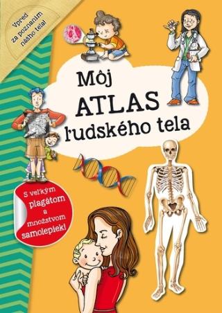 Kniha: Môj atlas ľudského tela + plagát a samolepky