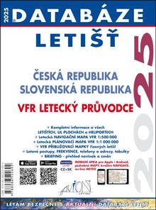 Kniha: Databáze letišť 2025 - Česká a Slovenská republika / VFR letecký průvodce