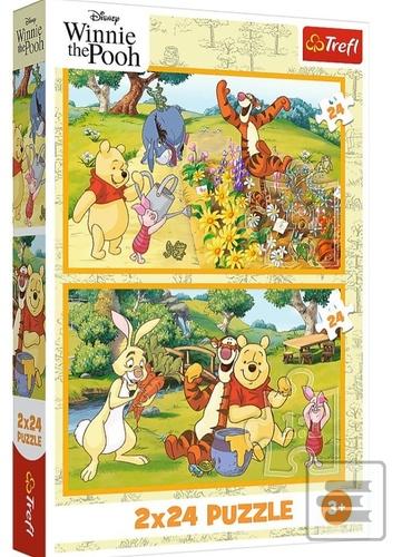 Puzzle Medvídek Pú Den v…
