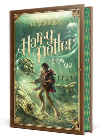Kniha: Harry Potter 4: Harry Potter a Ohnivá čaša (farebná oriezka) - 6. vydanie - J. K. Rowlingová