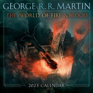 Kniha: The World of Fire & Blood 2023 Calendar - George R. R. Martin