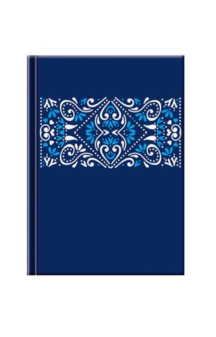 Doplnk. tovar: Notes Folk ornament modrý