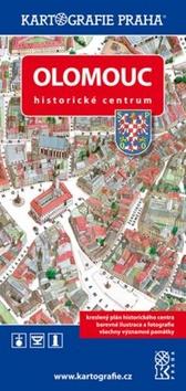 Skladaná mapa: Olomouc Historické centrum - Kreslený plán
