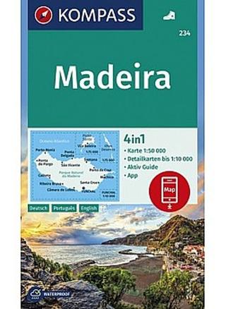 Skladaná mapa: Madeira 234 NKOM 1:50T