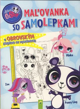 Kniha: Littlest Pet Shop - Maľovanka so samolepkami - 1. vydanie