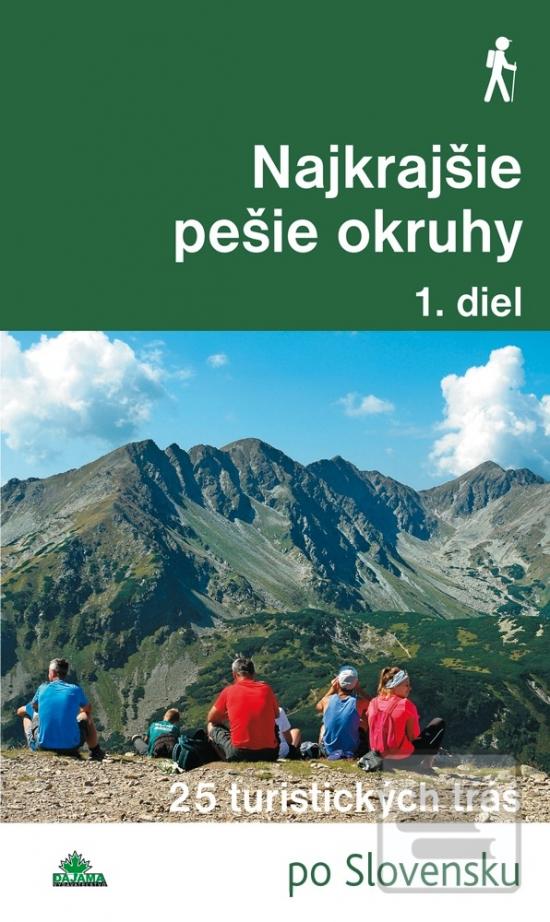 Knižná mapa: Najkrajšie pešie okruhy 1. diel - 25 turistických trás po Slovensku - 2. vydanie - Daniel Kollár