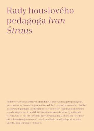Kniha: Rady houslového pedagoga - Ivan Štraus
