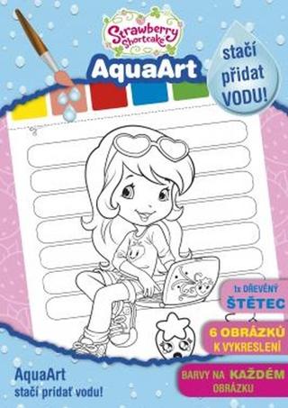 Doplnk. tovar: AquaArt Strawberry - omalovánka - Stačí přidat vodu!