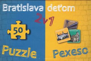 Kniha: Bratislava deťom: Pexeso a Puzzle - Pexeso a Puzzle - 1. vydanie - Daniela Kollárová; Kamila Kráľová