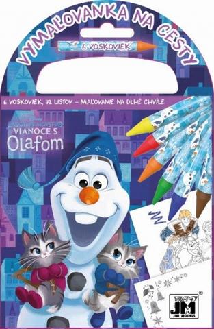 Kniha: Vymaľovanky na cesty/ Vianoce s Olafom - 1. vydanie - Walt Disney