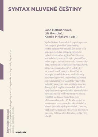 Kniha: Syntax mluvené češtiny - 1. vydanie - Jana Hoffmannová