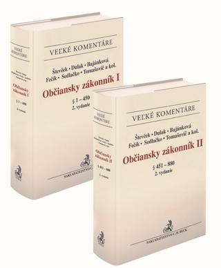 Kniha: Občiansky zákonník I a II. zväzok. Komentár (2. vydanie) - Veľké komentáre - Marek Števček