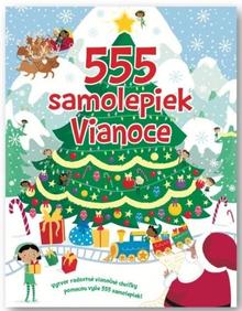 Kniha: 555 samolepiek – Vianoce - 1. vydanie