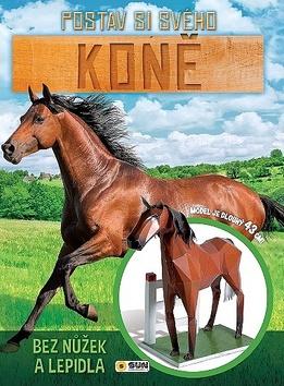 Kniha: Postav si svého koně bez nůžek a lepidla - Model je dlouhý 43 cm - 1. vydanie