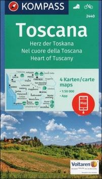 Skladaná mapa: Toscana 2440 NKOM 1:50T