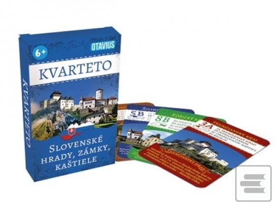 Karty: Kvarteto - Slovenské hrady, zámky, kaštiele - 1. vydanie