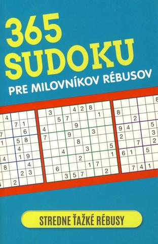 Kniha: 365 sudoku pre milovníkov rébusov - 1. vydanie