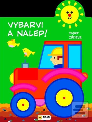 Vybarvi a nalep! Traktor