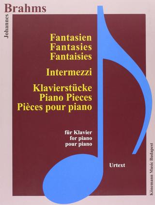Kniha: Brahms  Fantasien, Intermezzi und Klavierstucke