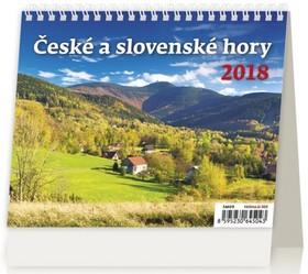 Kalendár stolný: MiniMax České a slovenské hory - stolní kalendář 2018