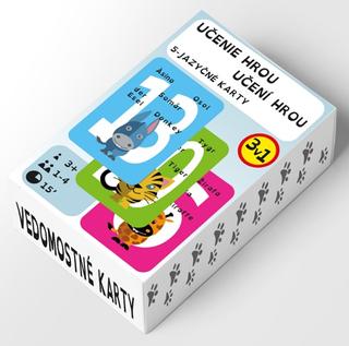 Kniha: Učenie hrou 5-jazyčné karty 3v1 / Učení hrou