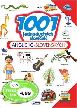 Kniha: 1001 jednoduchých slovíčok - ANGLICKO-SLOVENSKÝCH