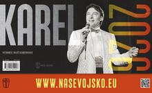 Kalendár stolný: Karel 2026 - 1. vydanie - Naše Vojsko, Miloš Schmiedberger