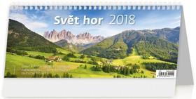 Kalendár stolný: Svět hor - stolní kalendář 2018