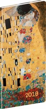 Knižný diár: Kapesní diář Klimt 2018, plánovací měsíč