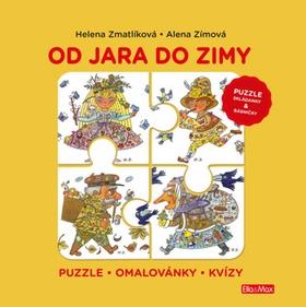 Kniha: Od jara do zimy - Puzzle - Omalovánky - Kvízy - 1. vydanie - Alena Zimová