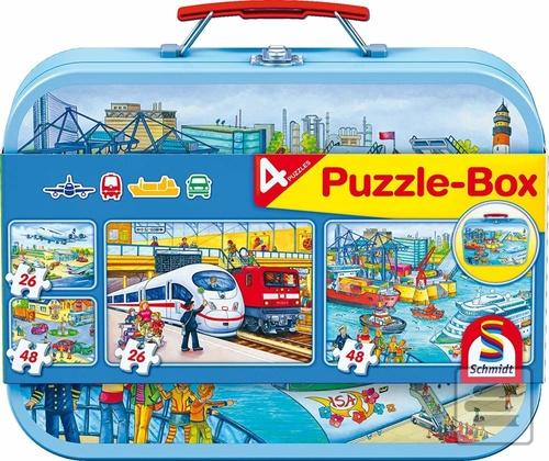 Puzzle Doprava 4v1 v ple…