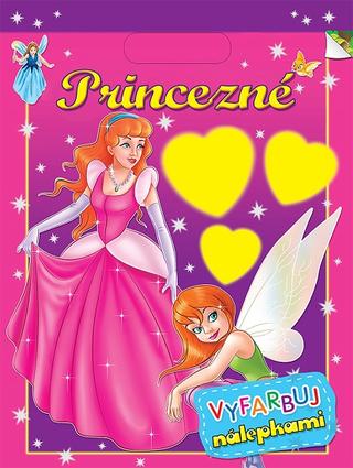 Kniha: Princezné - Pad - Vyfarbuj nálepkami