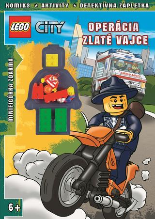 Kniha + doplnok: LEGO® CITY Operácia Zlaté vajce