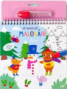 Kniha: Mé kouzelné malování Zima - úkoly a malování vodou