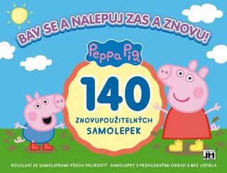 Kniha : Peppa Pig Bav se a nalepuj zas a znovu! - 140 znovupoužitelných samolepek
