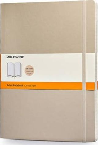 Kniha: Moleskine: Zápisník měkký linkovaný béžový XL - 1. vydanie