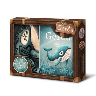 Kniha: Gerda - kufrík (kosatka) - kniha, vankúšik + maľovanky - 1. vydanie - Adrián Macho