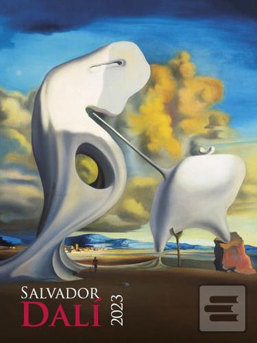 Kalendár nástenný: Salvador Dalí 2023 - nástěnný kalendář