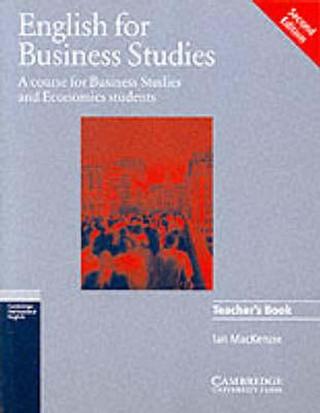 Kniha: English for Business Studies: Teacher´s Book - 1. vydanie - Ian MacKenzie