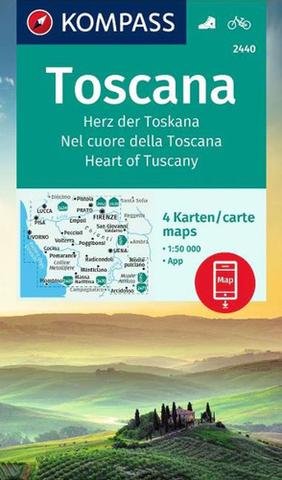 Skladaná mapa: Toscana 2440 NKOM 1:50T