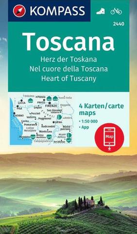 Skladaná mapa: Toscana 2440 NKOM 1:50T