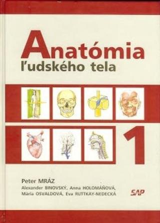 Kniha: Anatómia ľudského tela 1 - Peter Mráz