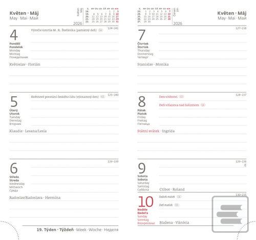 Kapesní diář 2026 Soft m…