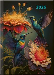 Knižný diár: Praktik denní diář 2026 Kolibříci