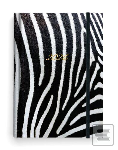 Knižný diár: Týdenní diář 2026 Prokop Lamino B6 Zebra