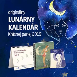 Kalendár stolný: Lunárny kalendár Krásnej panej 2019 - Žofie Kanyzová