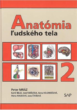 Kniha: Anatómia ľudského tela 2 - Peter Mráz