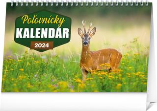 Ostatné kalendáre: Poľovnícky kalendár 2024 - stolový kalendár